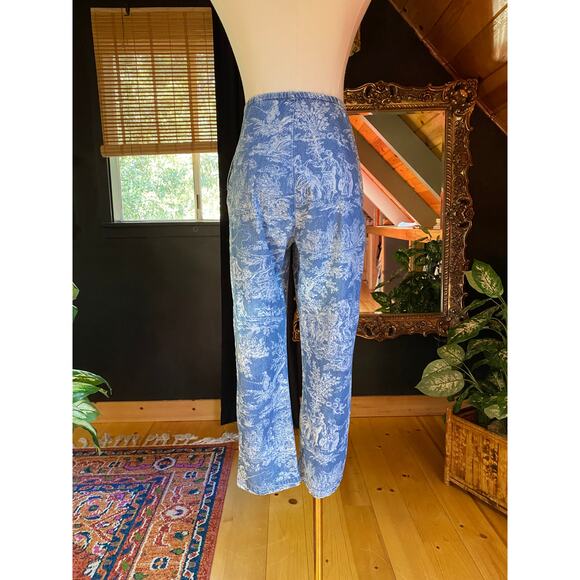 Capris Pedal Pushers Tapestry Print - Picture 3 of 9